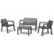 Комплект садових меблів Keter Emily Patio set Графіт-0-thumb