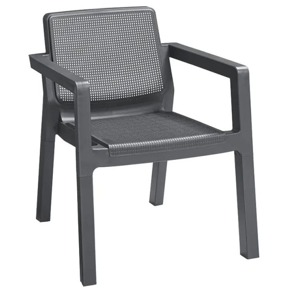 Комплект садових меблів Keter Emily Patio set Графіт-7