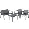 Комплект садових меблів Keter Emily Patio set Графіт-4-thumb