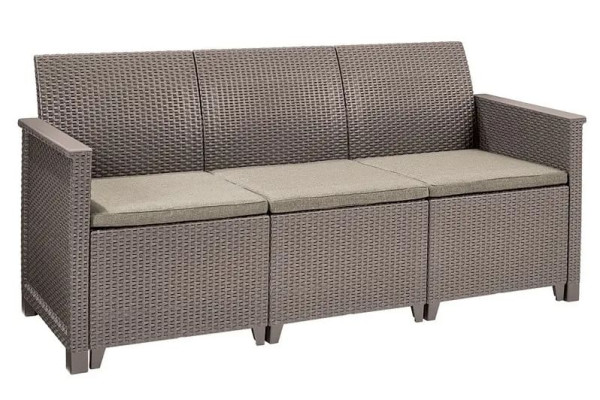 Комплект садовой мебели Keter Emma 3 seater set Бежевый-1