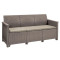 Комплект садових меблів Keter Emma 3 seater set Бежевий-1-thumb