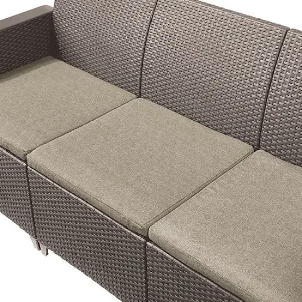 Комплект садовой мебели Keter Emma 3 seater set Бежевый-3