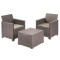Комплект садових меблів Keter Emma balcony set Бежевий-0-thumb