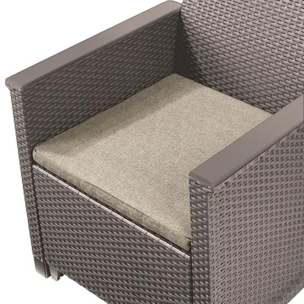 Комплект садових меблів Keter Emma balcony set Бежевий-2