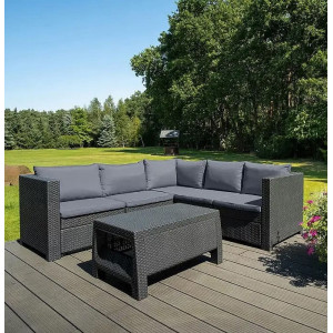 Комплект садових меблів Keter Provence Set Графіт