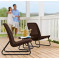 Комплект садовой мебели из ротанга Keter Rio patio set Коричневый-1-thumb