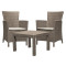 Комплект садових меблів Keter Rosario balcony set Капучино/пісок-1-thumb