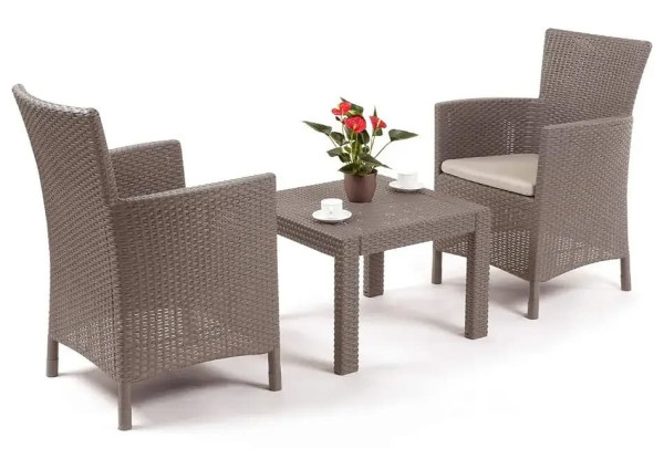 Комплект садовой мебели Keter Rosario balcony set Капучино/песок-3