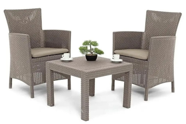 Комплект садовой мебели Keter Rosario balcony set Капучино/песок-2