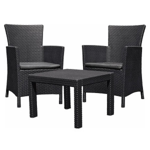 Комплект садових меблів Keter Rosario balcony set Графіт/прохолодний сірий