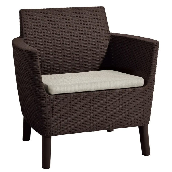 Комплект садових меблів Allibert Salemo balcony set Коричневий-4