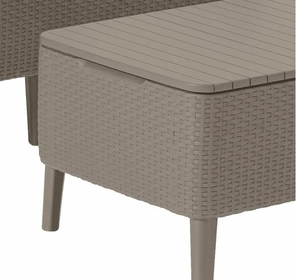 Комплект садовой мебели Allibert Salemo set Капучино/песок-6