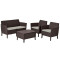 Комплект садових меблів Allibert Salemo set Коричневий-1-thumb