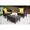 Комплект садових меблів Allibert Salemo set Коричневий-4-thumb