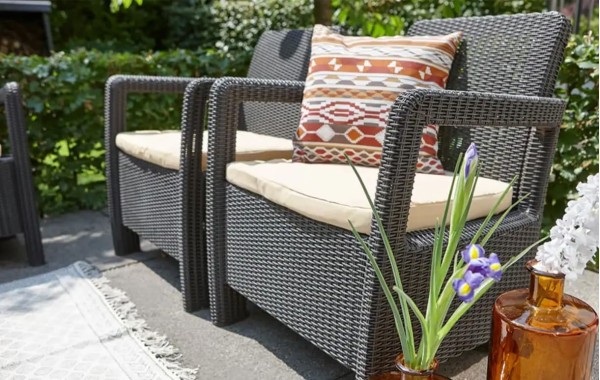 Комплект садовой мебели Keter Tarifa Balcony Коричневый-2