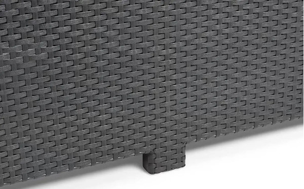 Комплект садовой мебели из ротанга Allibert Monaco set Серый-4