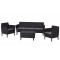 Комплект садовой мебели Keter Salemo 3 seater set Графит-1-thumb