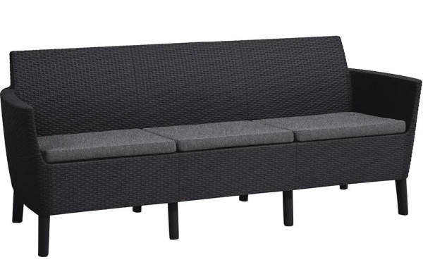 Комплект садовой мебели Keter Salemo 3 seater set Графит-3
