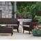 Комплект садових меблів Keter Salemo 3 seater set Коричневий-2-thumb