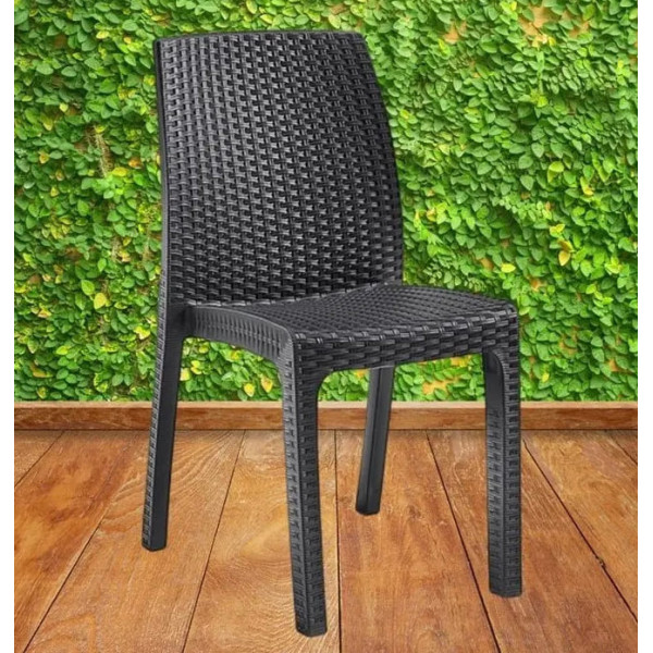 Садовый пластиковый стул BICA Verona Графит-1
