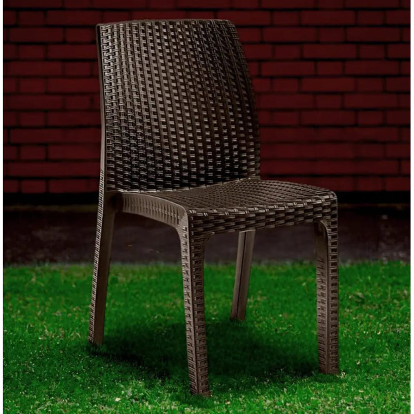 Садовый пластиковый стул BICA Verona Коричневый-1