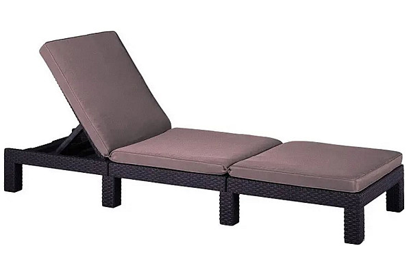 Шезлонг із ротанга Time Eco Allibert Kater Daytona Коричневий-0