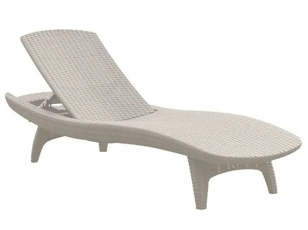 Шезлонг Keter Pacific Белый-3