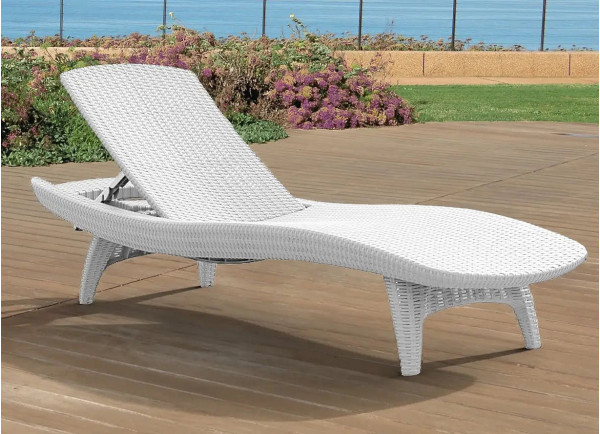 Шезлонг Keter Pacific Белый-0