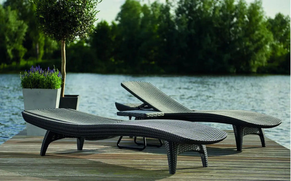 Шезлонг Keter Pacific Графит-3