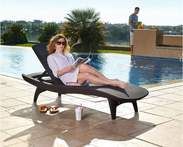 Шезлонг Keter Pacific Коричневий-5