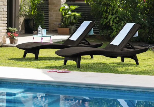 Шезлонг Keter Pacific Коричневий-1