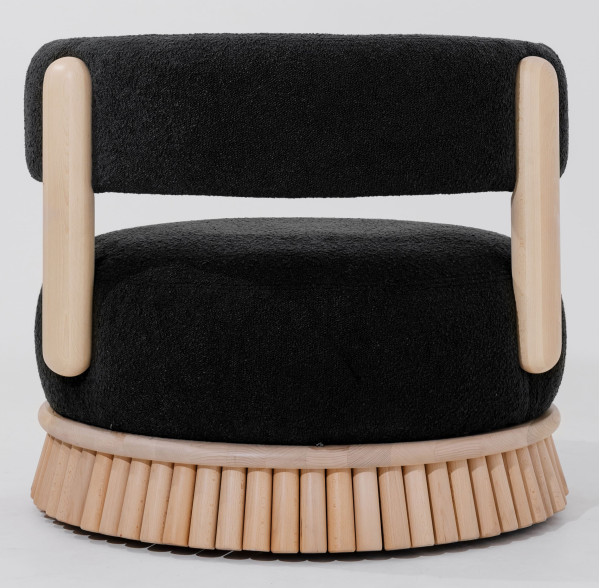 Кресло Tivoli Стриха Лаунж Черное-6