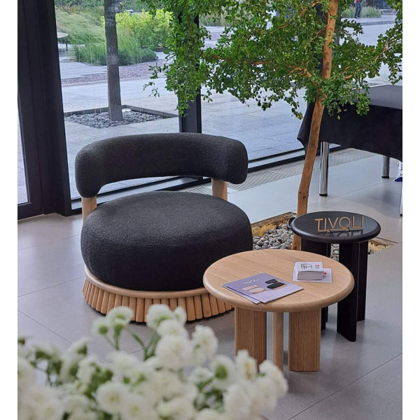 Кресло Tivoli Стриха Лаунж Черное-13