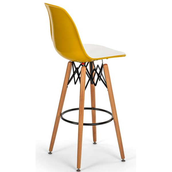 Барный стул Tilia Eos-V Оливковый/Белая слоновая кость-1