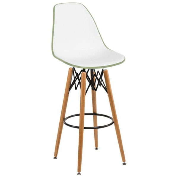 Барный стул Tilia Eos-V Хаки/Белая слоновая кость-0