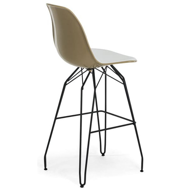 Барный стул Tilia Eos-M Кофейный/Белая слоновая кость-1