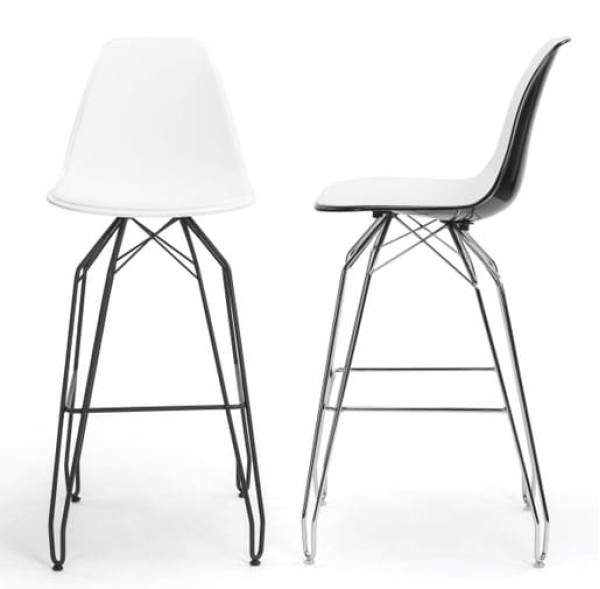 Барный стул Tilia Eos-M Бирюзовый/Белая слоновая кость-3