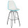 Барний стілець Tilia Eos-M Бірюзовий/Біла слонова кістка