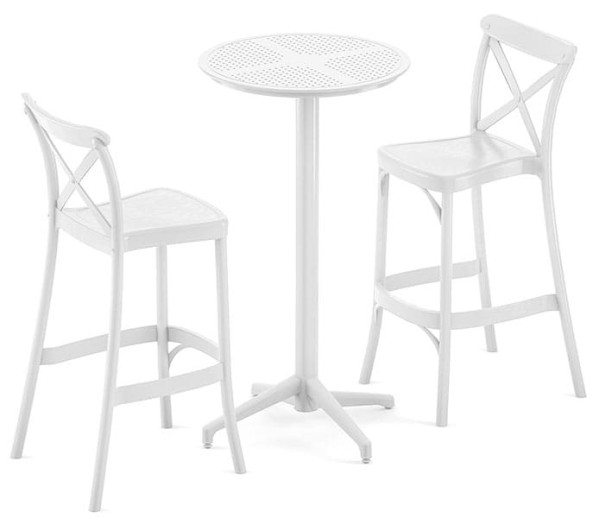 Полубарный стул Tilia Capri Белая слоновая кость-2