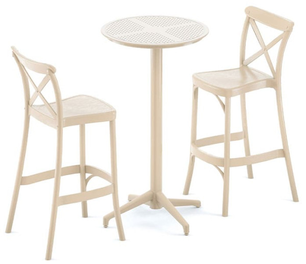 Напівбарний стілець Tilia Capri Кремовий-2