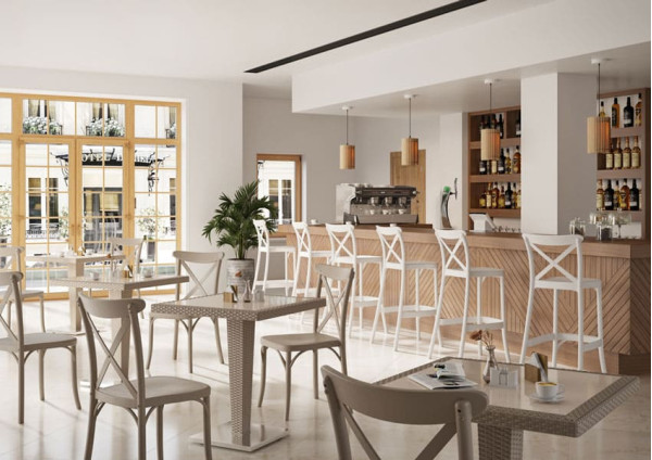 Полубарный стул Tilia Capri Терракотовый-9