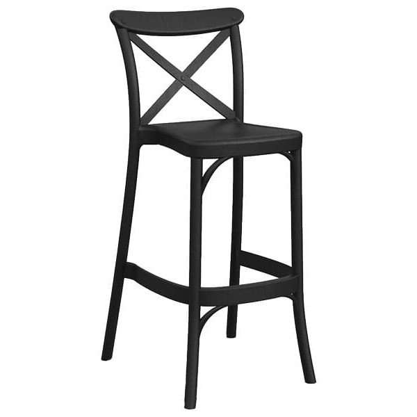 Напівбарний стілець Tilia Capri Чорний-0