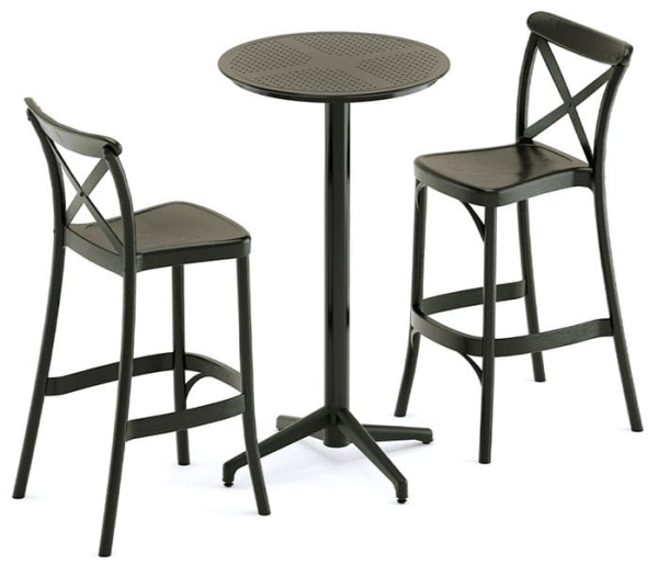 Барний стілець Tilia Capri Чорний-2