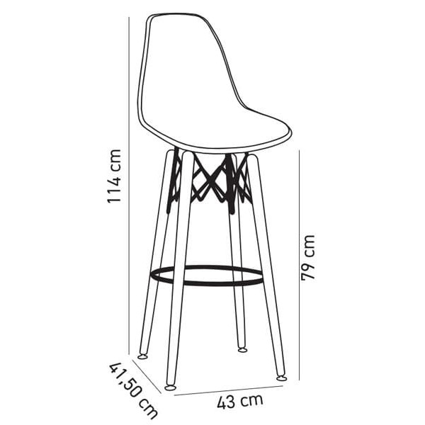 Барный стул Tilia Eos-V Artclass 805-4