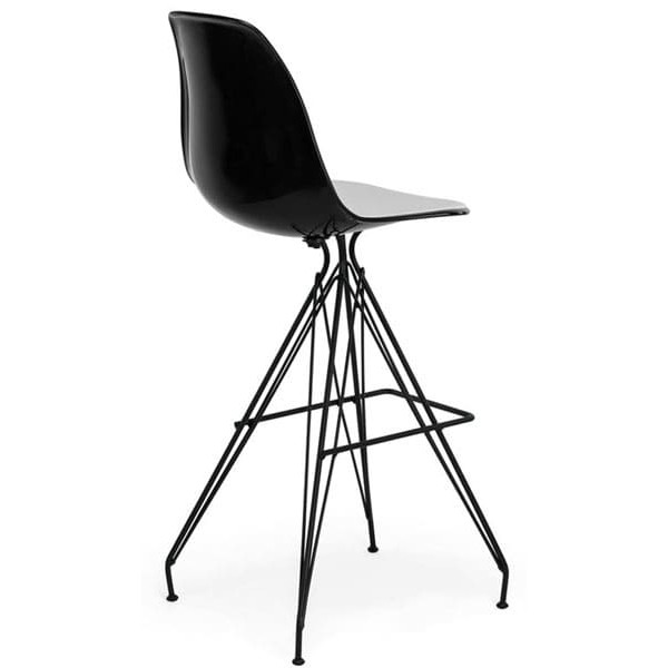 Барный стул Tilia Eos-X Черный/Белая слоновая кость-1