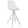 Барный стул Tilia Eos-X Кофейный/Белая слоновая кость Ножки хром