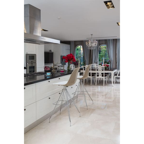 Барный стул Tilia Eos-X Бирюзовый/Белая слоновая кость Ножки хром-4