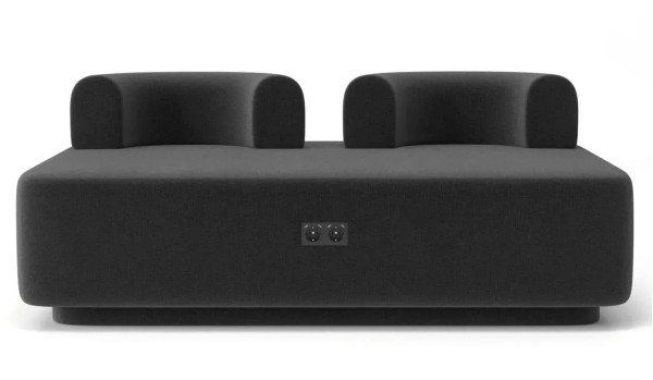 Диван Plump Чорний-0