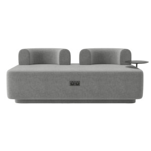 Диван зі столиком Plump Сіро-блакитний