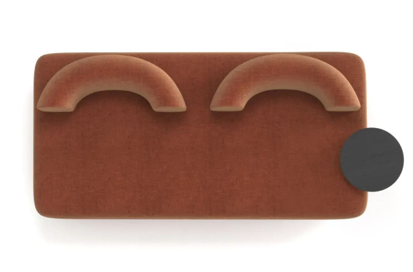 Диван зі столиком Plump Теракотовий-1